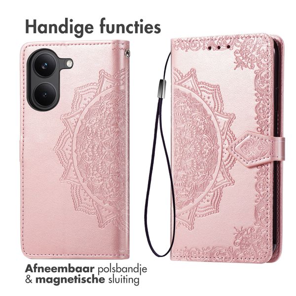 imoshion Mandala Bookcase Xiaomi Poco X8 Pro - Rose Gold