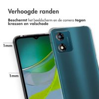 Accezz Clear Backcover Motorola Moto E13 - Transparant