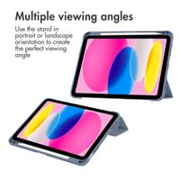 imoshion Trifold Hard Case Book Cover Apple iPad 11 (2025) 11 inch A16 / iPad 10 (2022) 10.9 inch - Purple