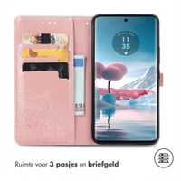 imoshion Mandala Bookcase Motorola Edge 40 Neo - Rosé Goud