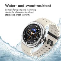 imoshion Ocean Silicone Band Samsung Galaxy Watch 9 (40/44mm) / Watch 8 (40/44mm) / Classic (46mm) - Starlight