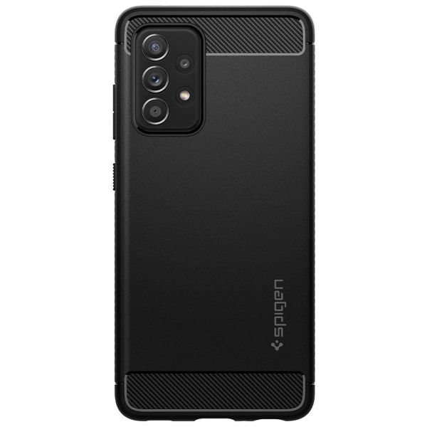 Spigen Rugged Armor Backcover Samsung Galaxy A52(s) (5G/4G) - Zwart