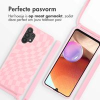 imoshion Siliconen design hoesje met koord Samsung Galaxy A32 (4G) - Retro Pink