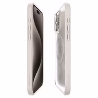 Spigen Ultra Hybrid Backcover MagSafe Apple iPhone 15 Pro Max - Frost Natural Titanium