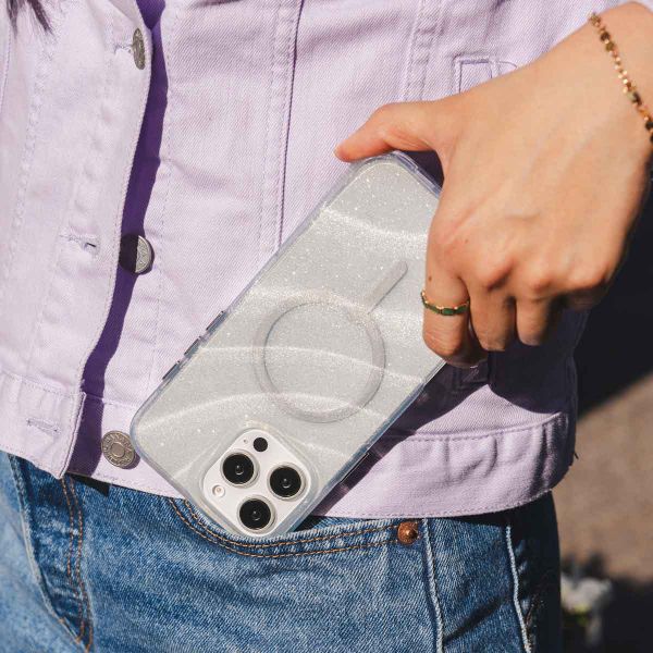 ZAGG Milan Snap Case met MagSafe Apple iPhone 16 Pro - Swirl Glitter