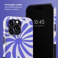 Selencia Vivid Tough Backcover met MagSafe iPhone 16 Pro Max - Modern Bloom Sapphire Blue