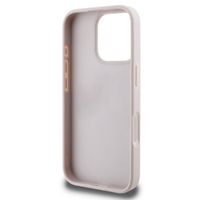 Guess Bottom Stripe 4G Backcover iPhone 16 Pro - Roze