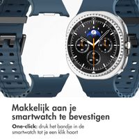 imoshion Ocean Siliconenband Samsung Galaxy Watch 8 (40/44mm) / Classic (46mm) - Donkerblauw
