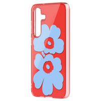 Samsung Unikko Hybrid Case Marimekko Samsung Galaxy S25 Plus - Rood