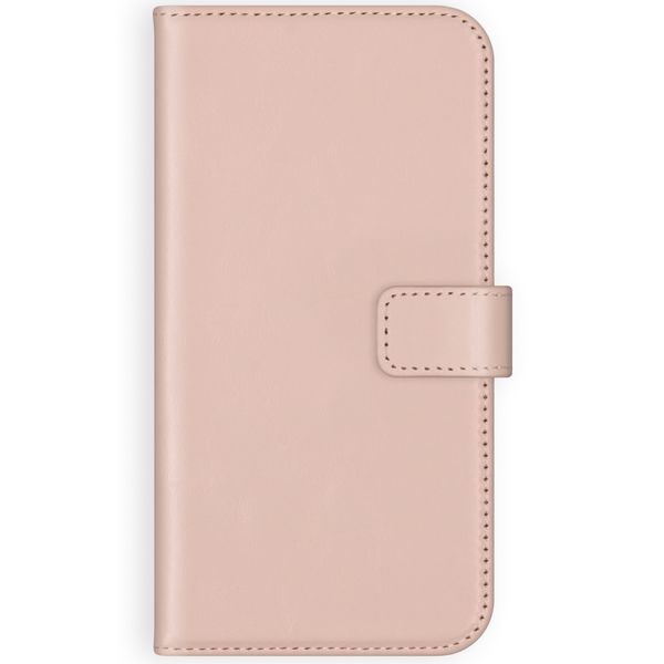 Selencia Echt Leren Bookcase iPhone 11 - Dusty Pink