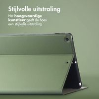 Accezz Classic Tablet Case Apple iPad 9 (2021) 10.2 inch / iPad 8 (2020) 10.2 inch / iPad 7 (2019) 10.2 inch - Groen