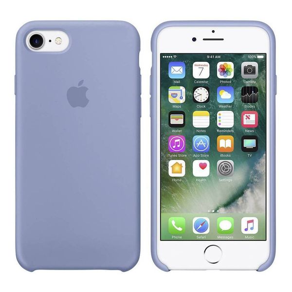 Apple Silicone Backcover Apple iPhone SE (2022 / 2020) / 8 / 7 - Azure