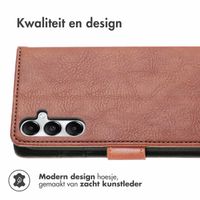 imoshion Luxe Bookcase Samsung Galaxy S24 / S25 - Bruin