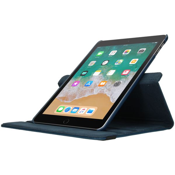 imoshion 360° draaibare Bookcase iPad 6 (2018) / iPad 5 (2017) - Donkerblauw