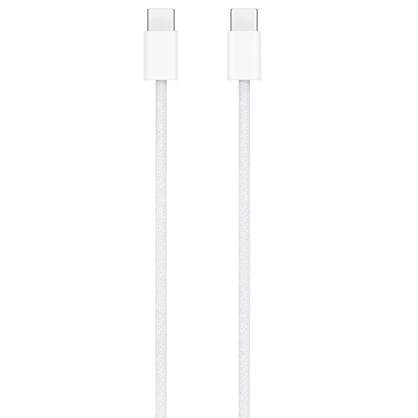 Apple Gevlochten USB-C naar USB-C oplaadkabel - 1 meter - Wit