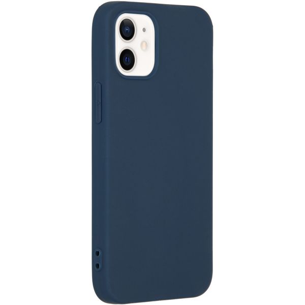 imoshion Color Backcover Apple iPhone 12 Mini - Donkerblauw