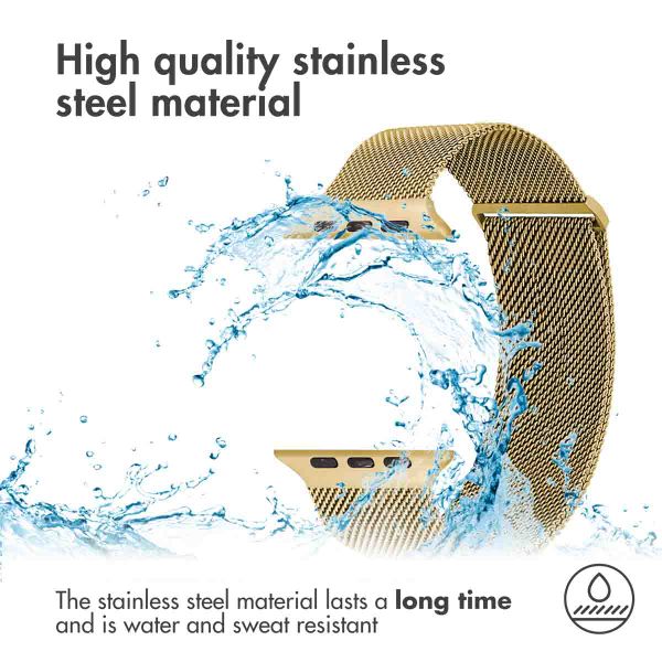 imoshion Milanese magnetic band Apple Watch | 38/40/41/42 mm - Size M - Gold