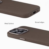 Accezz Mesh Back Cover with MagSafe Apple iPhone 16 Pro - Brown