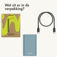 imoshion Ultra Series Aluminium Powerbank 20.000 mAh - Quick Charge en Power Delivery - Petrol Green