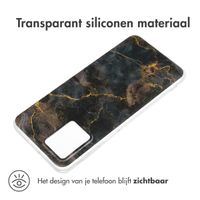 imoshion Design hoesje Motorola Moto G54 - Black Marble