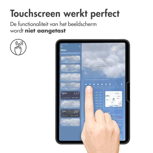 imoshion Gehard glas screenprotector iPad Pro 11 (2024) M4 - Transparant