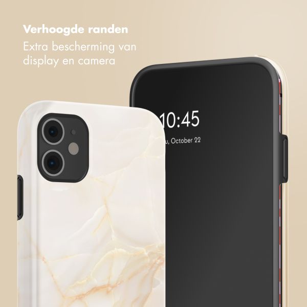 Selencia Vivid Backcover Apple iPhone 11 - Golden Beige Marble