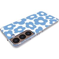 imoshion Design hoesje Samsung Galaxy S22 - Retro Blue Flowers