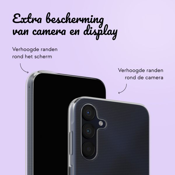 Gepersonaliseerd hoesje met letter Samsung Galaxy A15 - Transparant