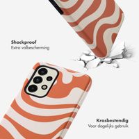 Selencia Vivid Tough Backcover Samsung Galaxy A33 - Dream Swirl Orange