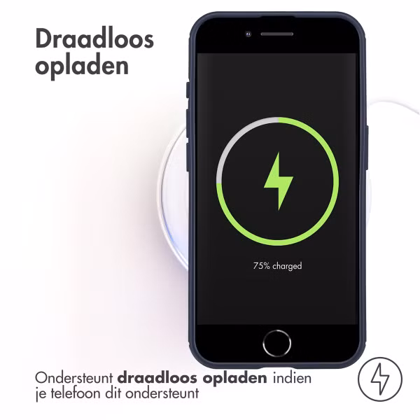 imoshion Brushed Backcover Apple iPhone 16e - Donkerblauw