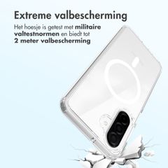 Accezz Xtreme Impact Backcover met MagSafe Samsung Galaxy A17 (5G) - Transparant