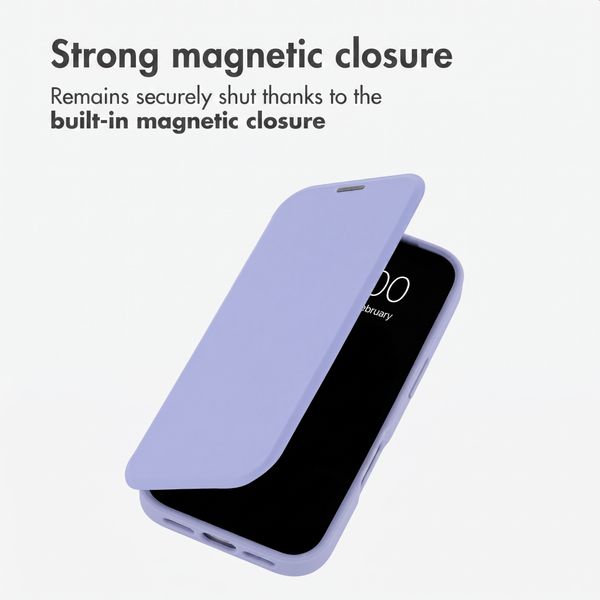 imoshion Transparent Wallet Case with MagSafe Apple iPhone 18 Pro Max / 17 Pro Max - Lilac