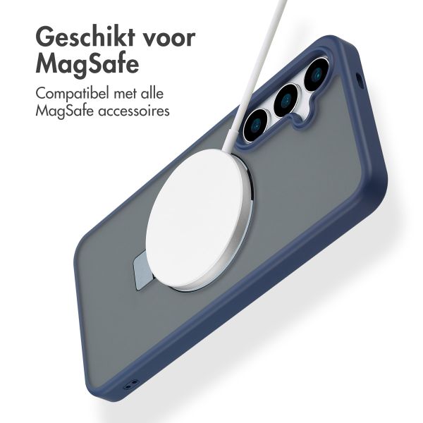 Accezz Ring Stand Backcover met MagSafe Samsung Galaxy S24 Plus - Blue