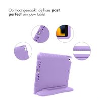 imoshion Kidsproof Backcover met handvat Apple iPad 9 (2021) 10.2 inch / iPad 8 (2020) 10.2 inch / iPad 7 (2019) 10.2 inch - Lila