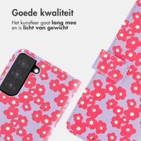 imoshion Design Bookcase Samsung Galaxy S22 - Dusty Rose Blossoms