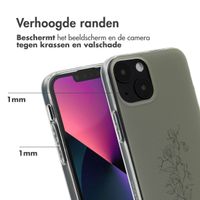 imoshion Design hoesje Apple iPhone 13 Mini - Floral Green