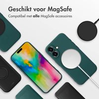 imoshion Color Backcover met MagSafe Apple iPhone 16 - Donkergroen