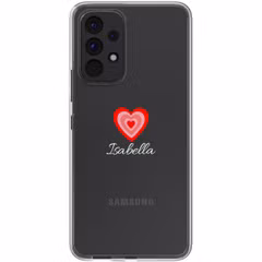 Hoesje met eigen foto en/of tekst Samsung Galaxy A53 - Hartje