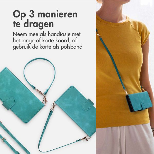 imoshion Bookcase met koord Apple iPhone SE (2022 / 2020) / 8 / 7 - Turquoise