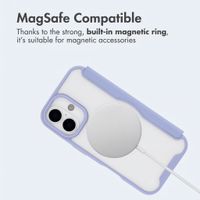 imoshion Transparent Bookcase with MagSafe Apple iPhone 16 - Lilac