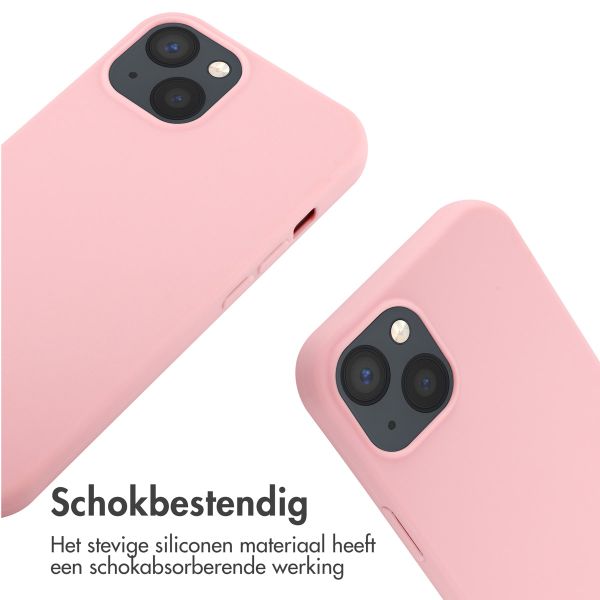 imoshion Siliconen hoesje met koord iPhone 13 - Roze