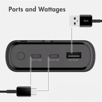 imoshion Powerbank 27,000 mAh - Quick Charge and Power Delivery - Black