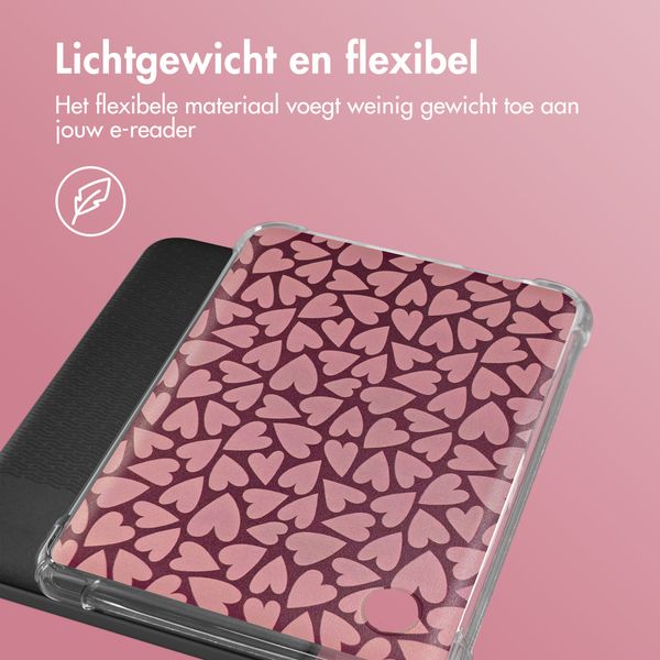 imoshion Design Clear Backcover Kobo Clara Colour / Clara BW - Hearty Blush