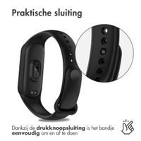 imoshion Siliconen Sport bandje Xiaomi Mi Band 5 / 6 - Zwart