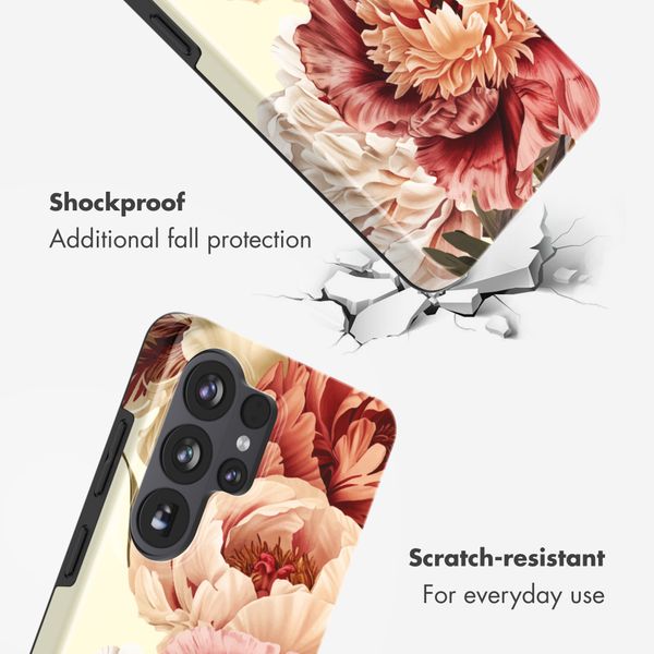 Selencia Vivid Backcover met MagSafe Samsung Galaxy S26 Ultra - Vintage Peony