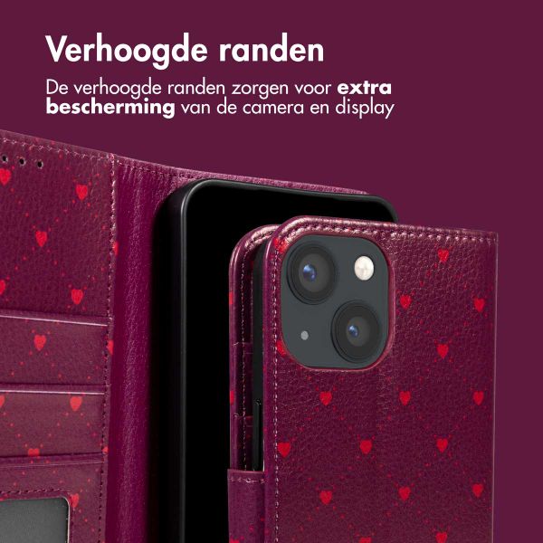 imoshion Design Bookcase Apple iPhone 13 - Crush Check Coral Dust