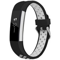 imoshion Siliconen sport bandje Fitbit Alta (HR) - Zwart/Wit