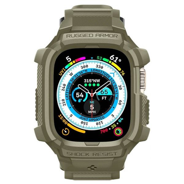 Spigen Rugged Armor™ Pro Case Apple Watch Ultra - 49 mm - Khaki