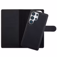 Selencia Olyn Uitneembare Bookcase met MagSafe Samsung Galaxy S25 Ultra - Zwart