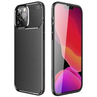 imoshion Carbon Softcase Backcover Apple iPhone 14 Pro Max - Zwart